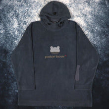 Load image into Gallery viewer, Vintage Washed Navy Polarbear Fleece Hoodie | XL
