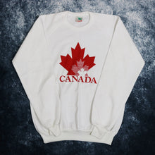 Load image into Gallery viewer, Vintage White Canada Sweatshirt
