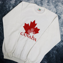 Load image into Gallery viewer, Vintage White Canada Sweatshirt
