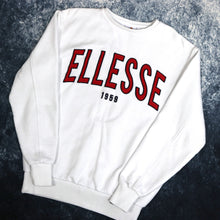 Load image into Gallery viewer, Vintage White Ellesse Spell Out Sweatshirt | XS

