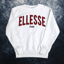 Load image into Gallery viewer, Vintage White Ellesse Spell Out Sweatshirt | XS
