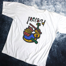 Load image into Gallery viewer, Vintage 90&#39;s White Ireland T Shirt | Large

