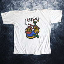 Load image into Gallery viewer, Vintage 90&#39;s White Ireland T Shirt | Large

