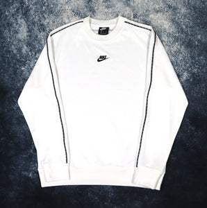 Vintage White Nike Sweatshirt | Large