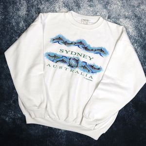 Vintage White Sydney Australia Sweatshirt