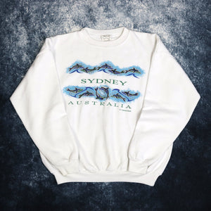 Vintage White Sydney Australia Sweatshirt