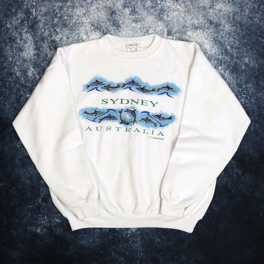 Vintage White Sydney Australia Sweatshirt