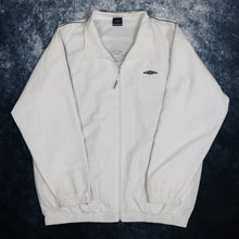 Load image into Gallery viewer, Vintage White Umbro Windbreaker Jacket
