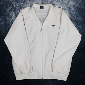 Vintage White Umbro Windbreaker Jacket