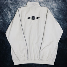 Load image into Gallery viewer, Vintage White Umbro Windbreaker Jacket
