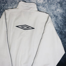 Load image into Gallery viewer, Vintage White Umbro Windbreaker Jacket
