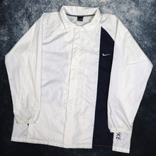 Load image into Gallery viewer, Vintage White &amp; Navy Nike Windbreaker Jacket | 4XL
