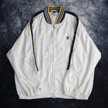 Load image into Gallery viewer, Vintage White &amp; Navy Nike Windbreaker Jacket
