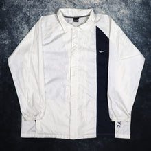 Load image into Gallery viewer, Vintage White &amp; Navy Nike Windbreaker Jacket | 4XL
