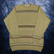 Load image into Gallery viewer, Vintage Yellow Aztec Jumper
