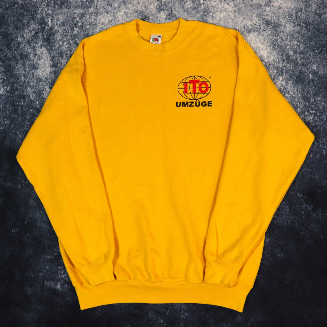 Vintage Yellow ITO Umzuge Sweatshirt | XL