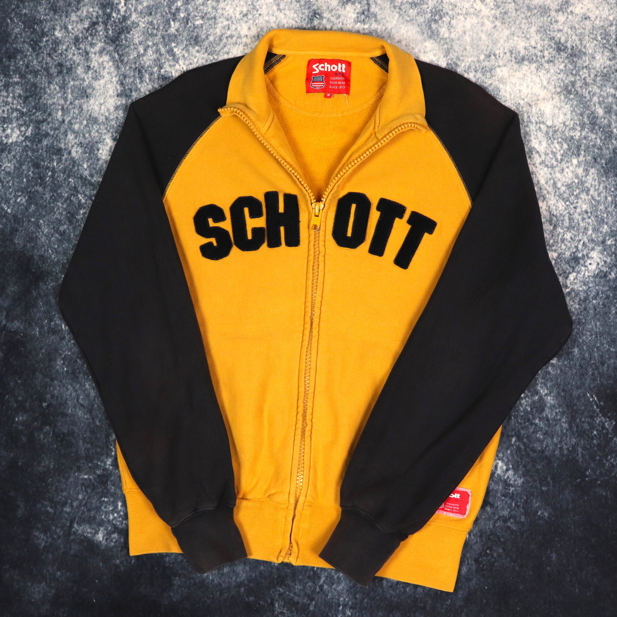 Yellow schott jacket cheap