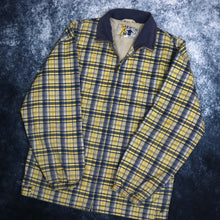 Load image into Gallery viewer, Vintage Yellow, Navy &amp; Grey Jep&#39;s Tartan Jacket
