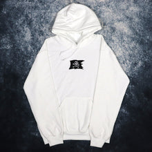 Load image into Gallery viewer, White Skull &amp; Crossbones Pirate Flag Hoodie
